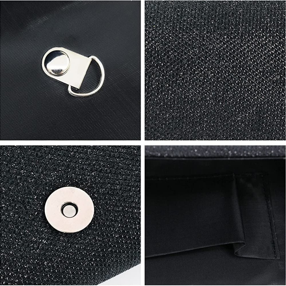 🔥 Flap Dazzling Small Clutch Bag Evening Bag With - Picture 7 of 7